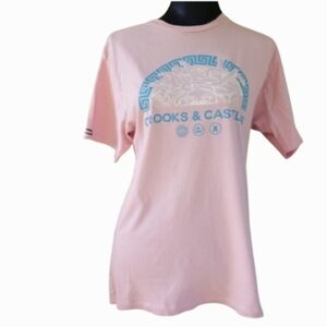 Crooks & Castles MEDUSA Pink Boyfriend Tee (M)